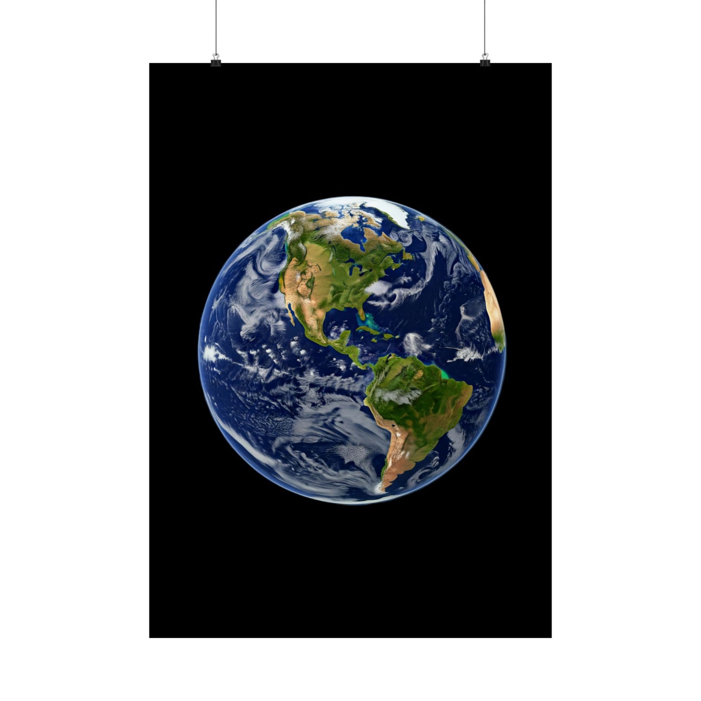 Earth Matte Vertical Posters