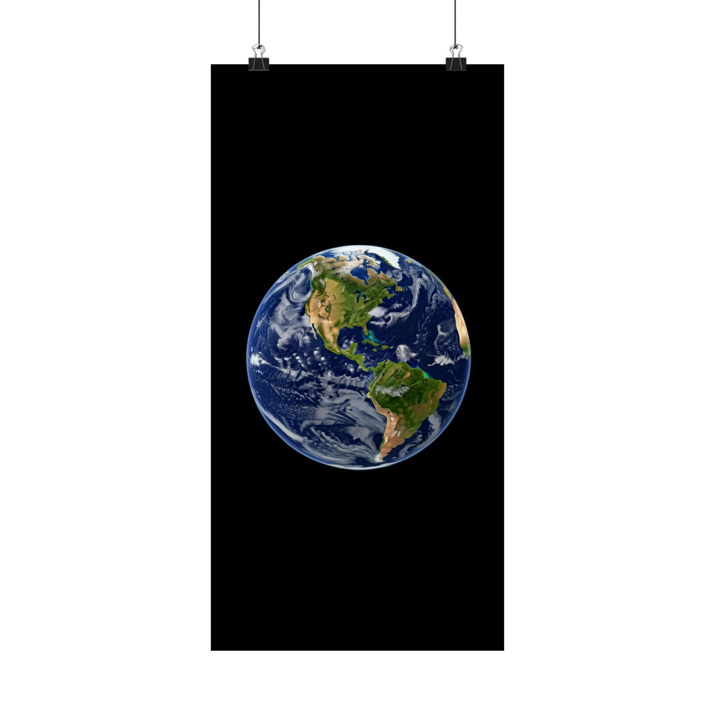 Earth Matte Vertical Posters