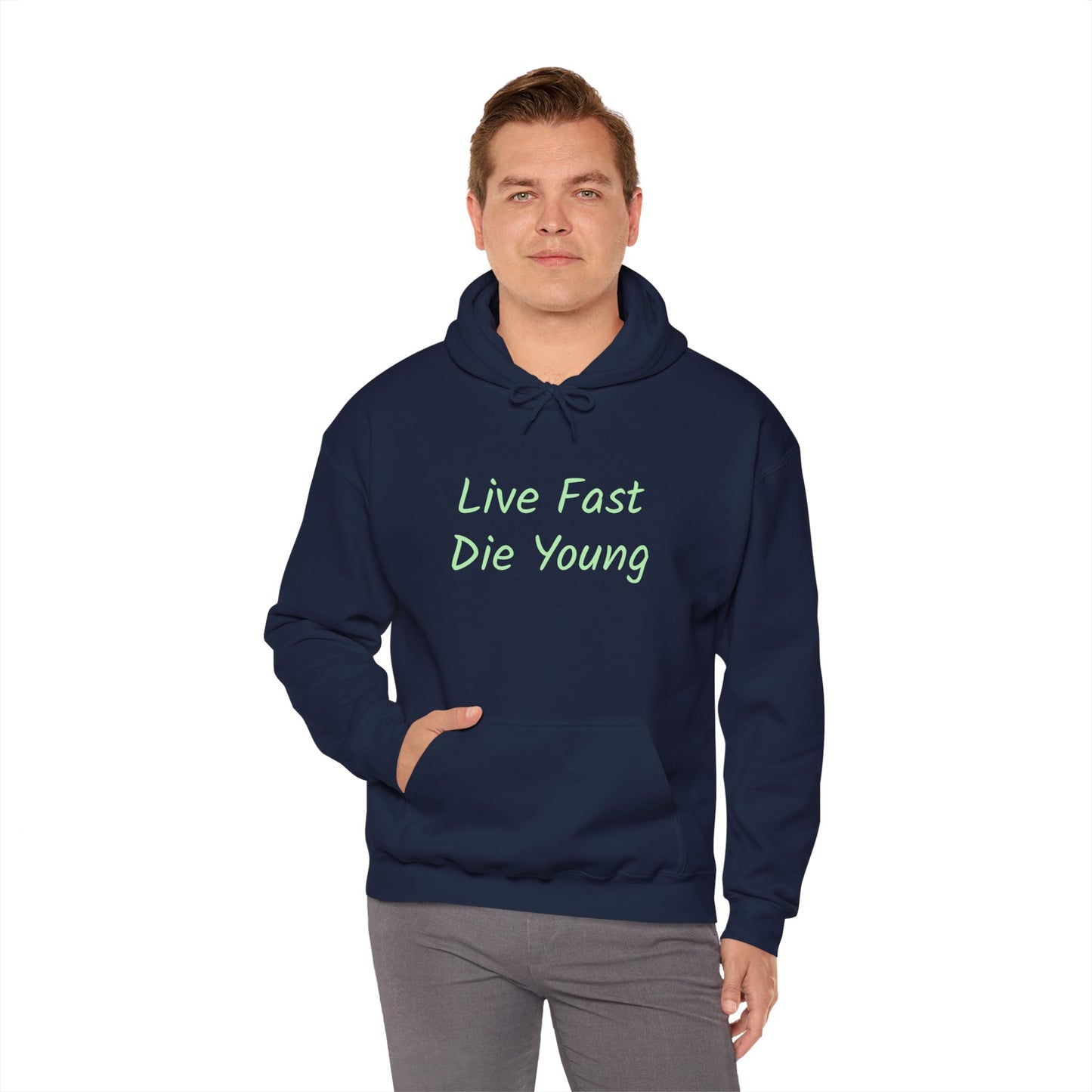 Live Fast, Die Young Men's Hoodie