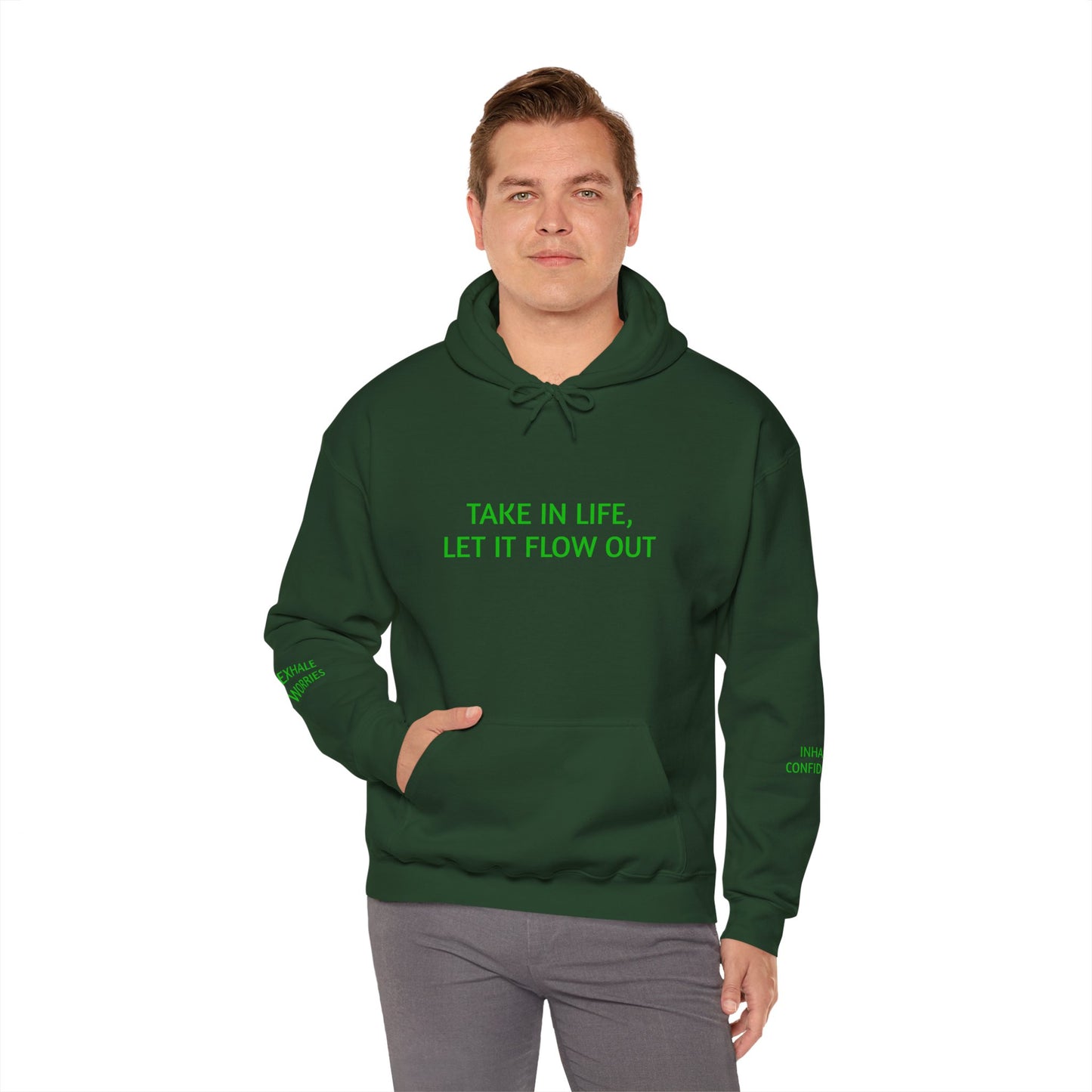 Inhale-Exhale Special Edition Men's Hoodie