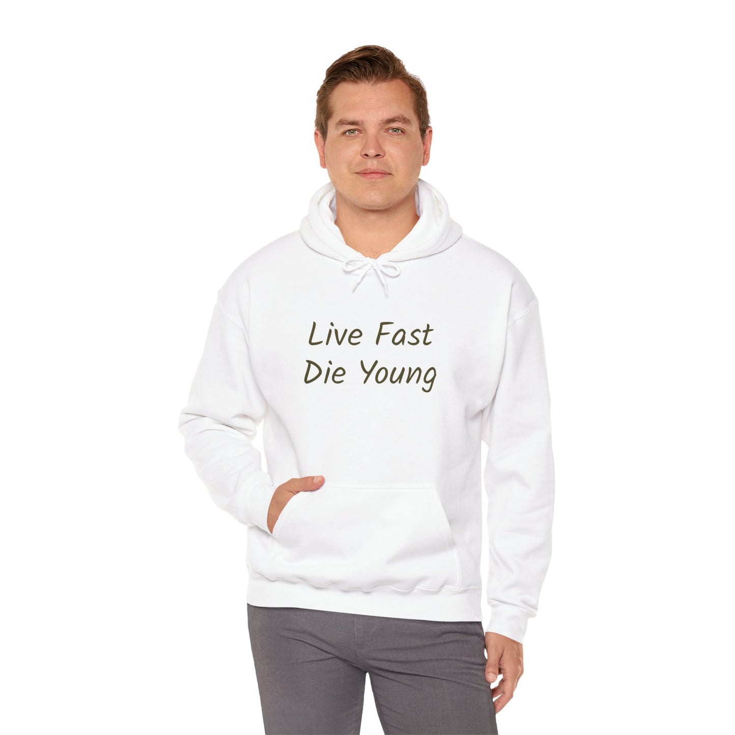 Live Fast, Die Young Men's Hoodie