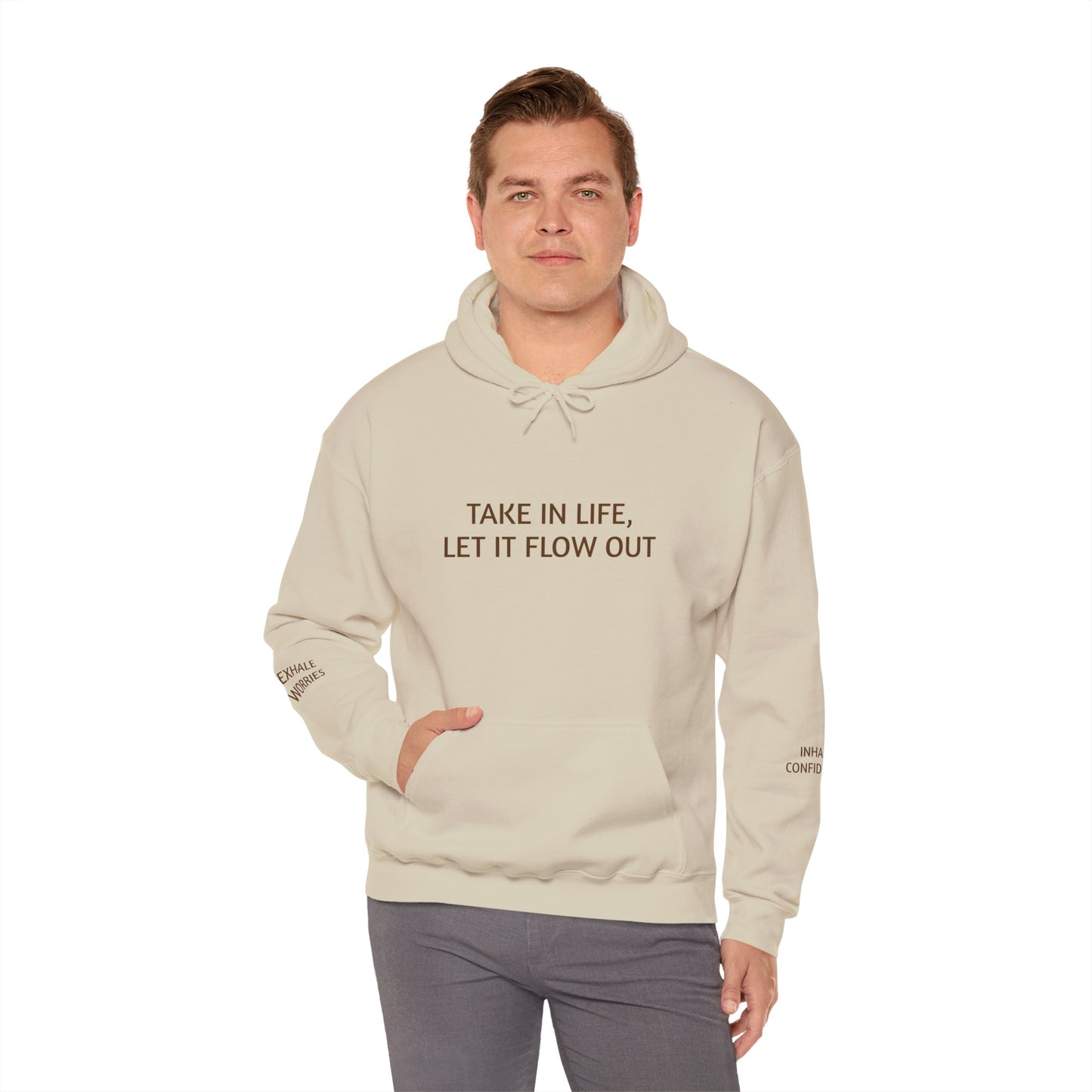 Inhale-Exhale Special Edition Men's Hoodie