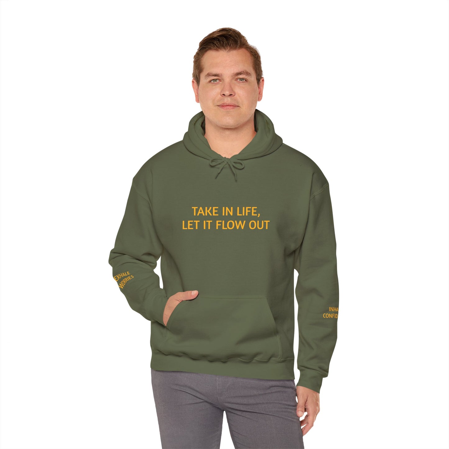 Inhale-Exhale Special Edition Men's Hoodie