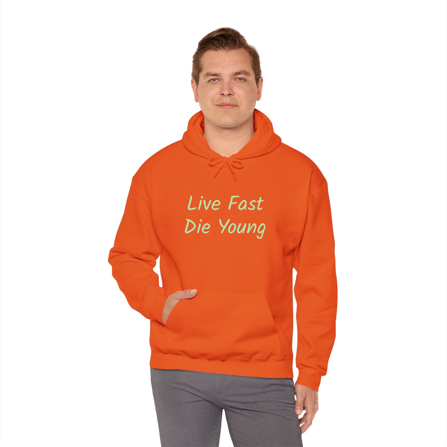 Live Fast, Die Young Men's Hoodie