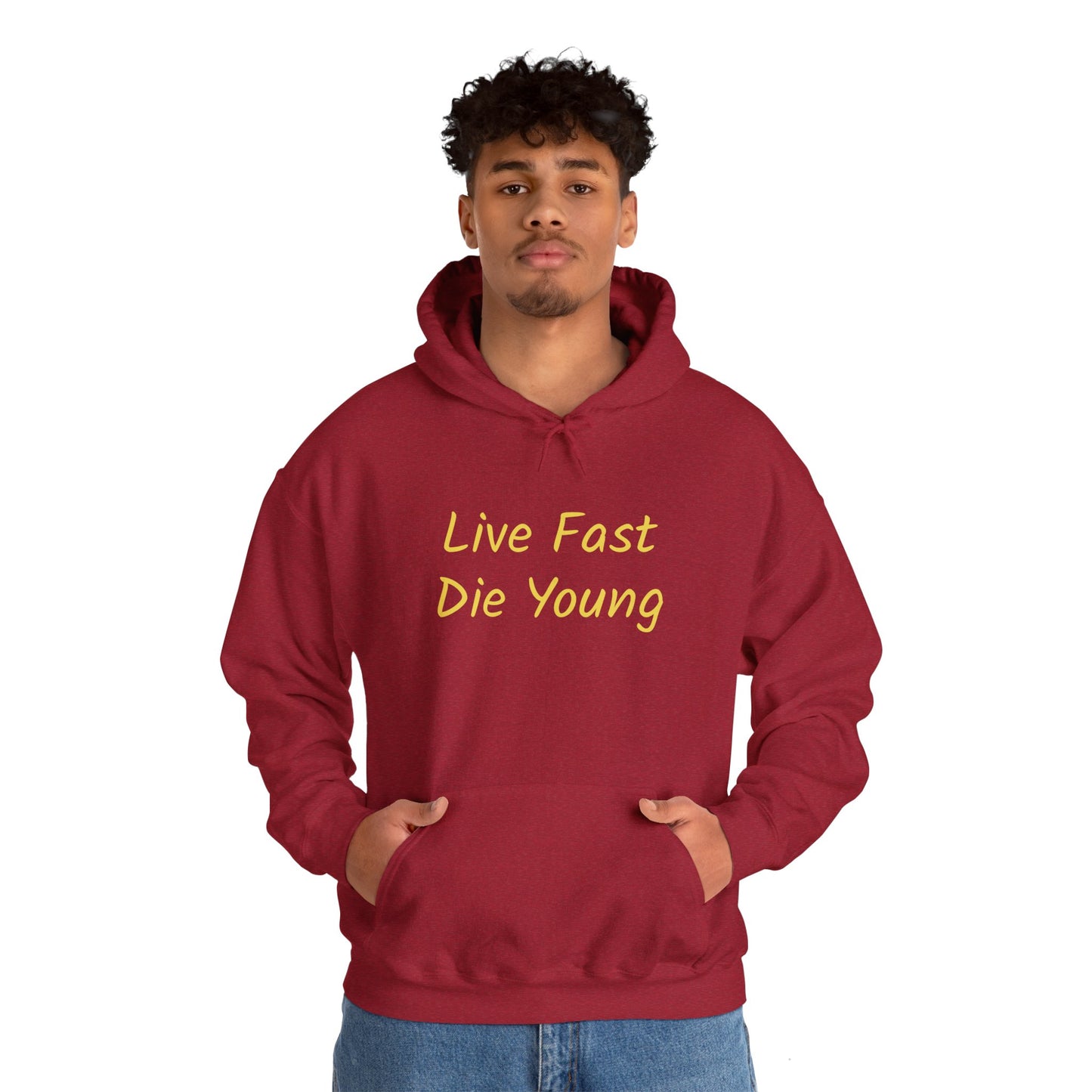 Live Fast, Die Young Men's Hoodie