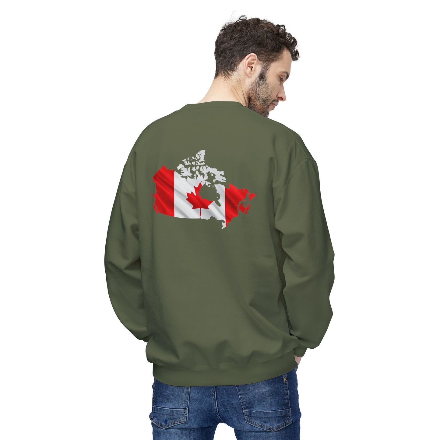 Canadian Flag Men's Crewneck