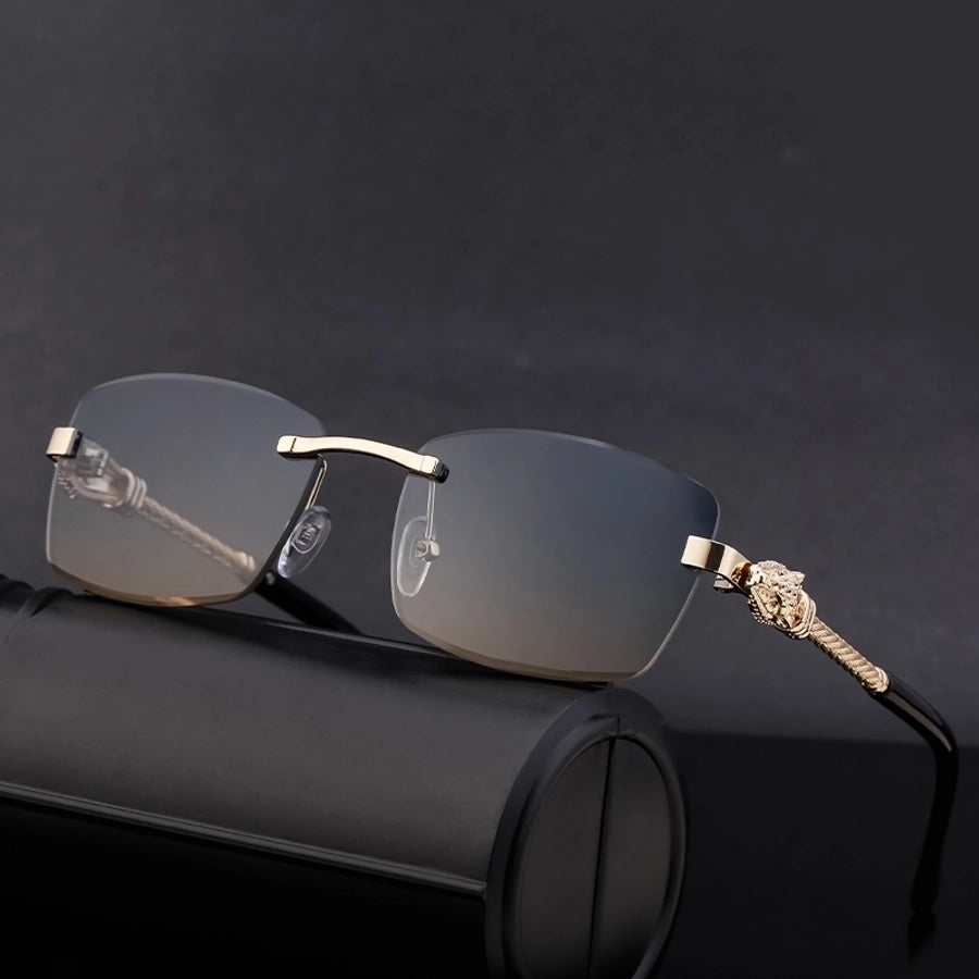 Simple Style Frameless Men's Sunglasses