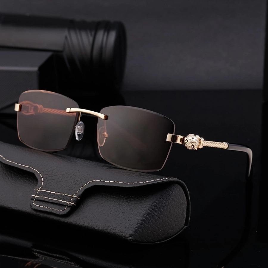 Simple Style Frameless Men's Sunglasses